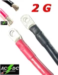 2 Gauge Awg Custom Battery Cables - Solar, Marine, Power Inverter Tinned Wire. Fixed Price $107.49.