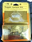 Weatherproof Toggle Switch Kit Outlet Box Cover & Single Pole Nip. Fixed Price $40.00.