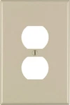 Leviton 86103-000 1-GANG Receptacle Wall Plate 5-1/4 HX3-1/2 In. (pack Of 25). Fixed Price $28.05.
