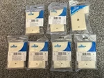 Leviton Ivory Cond Flush Mount Telephone Jack Wallplate Type 625B4 7 Pieces. Fixed Price $15.00.