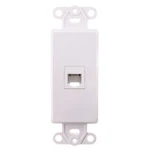 Leviton 41638-W Quickport Usoc Jack Decora Insert, 6P6C, White. Fixed Price $5.99.
