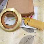 Lew Electric DCF-1 Brass Flange. Fixed Price $35.00.