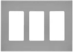 Leviton 80311-SGY 3-GANG Decora/gfi Screwless Snap-on Wallplate Cover Gray. Fixed Price $11.11.