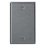 Leviton 1-GANG Blank Wallplate, Box Count (pack Of 1), Stainless Steel. Fixed Price $10.99.
