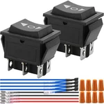 Dkardu Rocker Switch 6 Pin 3 Position On/off/on Momentary Toggle Ordinary. Fixed Price $11.18.