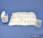 Leviton 80704-W White 1-GANG 1.406IN. Outlet Unbreakable Wallplate Cover 25PCS. Fixed Price $21.84.