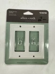 Allen + Roth Double Decorator Wall Plate White Finish 0662701. Fixed Price $6.00.