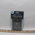 Hampton Bay Amelia 1 Gang Toggle Metal Wall Plate Antique Nickel 93TANHB. Fixed Price $5.54.