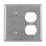 Hubbell SS138 Dup/blank Wll PLT,MID;SILVER,2GNG,BRSH 3D436. Fixed Price $38.25.