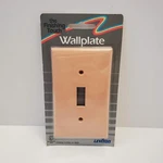 Vintage New Sealed Leviton Pink Light Switch Wallplate. Fixed Price $9.99.