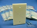 Leviton 80714-I Ivory 1-GANG Blank Unbreakable Wallplate Cover Box Mount 20PCS. Fixed Price $20.89.