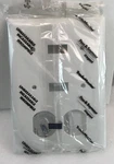 4 Pass & Seymour SP83W 3-GANG Thermoset Wall Plate Duplex Receptacle Outlet. Fixed Price $19.00.