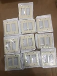 Almond 2 Decora Plastic Wall Plate, Leviton 80409-A, Standard Size, Lot Of 10. Fixed Price $7.00.