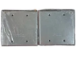 Hubbell Weatherproof Two-gang Box Blank Cover #5175-0 Lot 2. Fixed Price $13.96.