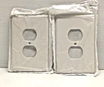 Leviton 88103 Gang Duplex White Over-sized Lot Of 12 Free Ship C. Fixed Price $32.48.