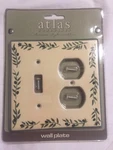 Atlas Homewares Firenze Olive Combo Outlet Wall Plate. Fixed Price $7.00.