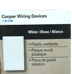 Blank Outlet Cover Single Gang White (50 Pack ) Cooper / Eaton 2129W. Fixed Price $11.98.