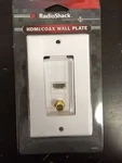 Radioshack Hdmi Tv Decorator Wall Plate Cover Jack 1080P Coaxial. Fixed Price $5.99.