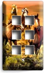 Wild Prairie Horses Beautiful Southwest Sunset Light Switch Outlet Plates Decor. Fixed Price $17.09.