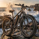 All-terrain 1500W Electric Bike For Adults 26"FAT Tire 34MPH Off-road Bicycle. Fixed Price $299.00.