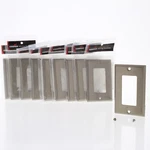 10 Cooper Antimicrobial Stainless Decorator Wallplate Covers Gfci Gfi 93401AM. Fixed Price $28.49.