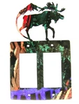 Moose & Mountain Double Rocker Outlet Cover Plate Steel Images Usa 6415KK. Fixed Price $32.99.