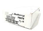 10 Pack Mulberry Metal Gang Toggle Smoot White Wall PLATE,76074. Fixed Price $54.99.