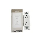 Lutron SCRS-15-TR-RW Claro 15AMP Tamper Resistant Receptacle Architectural. Fixed Price $16.99.