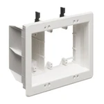Arlington TVBU507 3-GANG Box Recessed Outlet Wall Plate Kit White. Fixed Price $30.95.