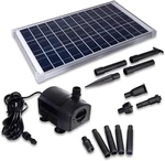 Solar Water Pump Kit, Sun-powered Submersible Fountain Outdoor Feature, 47. Fixed Price $548.75.