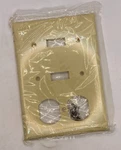 -leviton Ivory 3-GANG Toggle Switch & Receptacle Wall Plate Cover 86021 2PCS. Fixed Price $5.52.