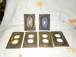 6 Vintage American Tack & Hardware Co. 1974 Light Switch Outlet Cover 53D/ 53T. Fixed Price $100.00.