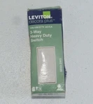 Leviton Decora 15 Amp 120-VOLT 3-WAY Switch, White 5693-2WS. Fixed Price $11.99.