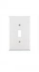 (a) (box Of 10)LEVITON M02-80501-W White Plastic Mindway With Premounted Screws. Fixed Price $44.00.