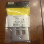 Hubbell SSF16 Stainless Steel Wall 1-GANG 6-PORT Keystone Faceplate New. Fixed Price $10.95.