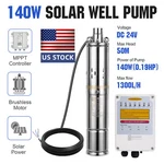3" Dc 24V Solar Water Pump Deep Well Submersible Bore Mppt Controller Kit. Fixed Price $299.99.