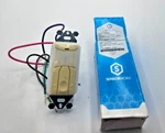 Sensorworx SWX-123-D-IV Wall Switch Occupancy Sensor, Dimming, 120/277V, Ivory. Fixed Price $93.94.