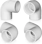 4PCS 2'' Pvc 90 Elbow Fittings For SCH40 Pipe Diy Frame Connections. Fixed Price $36.58.