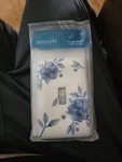 Brainerd Blue White Floral Wall Single Switch Plate Outlet Cover New Nip. Fixed Price $5.99.