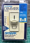 Lutron S-103PH-AL Skylark Dimmer With On/off Switch, Incandescent Halogen, 3-WAY. Fixed Price $12.99.