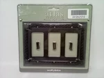Atlas Homewares Wall Plate Venetian Triple Rocker-aged Bronze Vntr-o. Fixed Price $17.99.