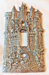 Vtg 1992 Fellowship Foundry Castle Pewter Single Light Switch Plate Kevin O'hare. Fixed Price $31.89.
