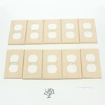 Leviton 86303 Ivory 1-GANG Duplex Outlet Plastic X-deep Wallplate Covers 10PCS. Fixed Price $8.72.