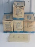 Leviton 80511-I Ivory Midway 3GANG Toggle Switch Cover Wallplate Lot Of 35 D12R. Fixed Price $34.99.