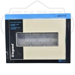 Legrand Adorne Gang Switch Plate AWP3GLA4 Satin Light Almond. Fixed Price $15.00.