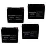 New 4PC 12V 18AH Sla Battery EB12180IT For UB12180, WKA12-18NBL. Fixed Price $248.76.