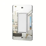 Modern Acrylic Mirror Outlet Cover Wall Plate 1PC Stylish Decorative Design. Fixed Price $11.89.