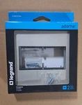 Legrand Adorne Titanium 2-GANG Screwless Wall Plate AWP2GTM4. Fixed Price $19.00.