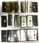 Leviton Stainless Steel 2-GANG 2-SWITCH Wall Plate 104-84009-40 Lot Of 15 Nos. Fixed Price $56.04.