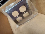 Mulberry Wall Plates 97102 2-GANG 4-HOLE Standard -stainless Steel (5PK). Fixed Price $15.00.